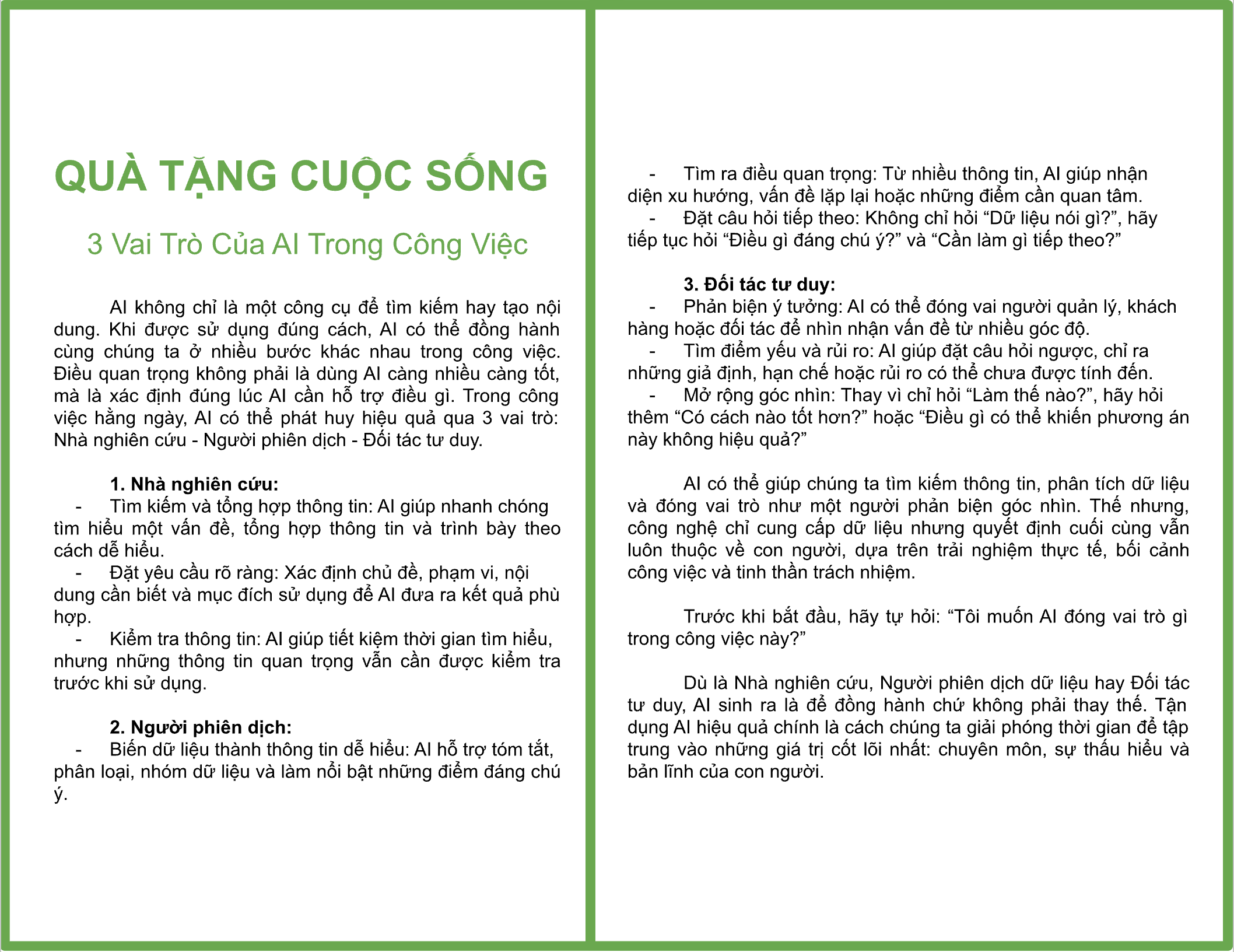 Quà Tặng Cuộc Sống 